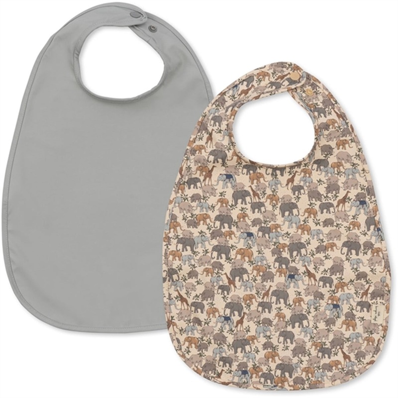 Konges Sljd Bib 2-pack Safari\/High Rise