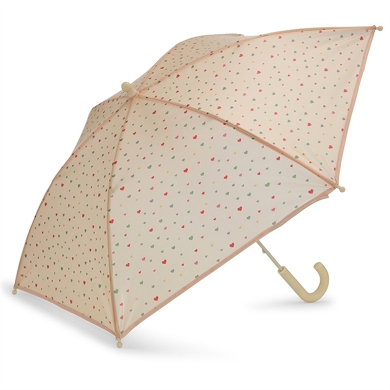 Konges Sljd Brume Kids Umbrella Multi Foil Hearts