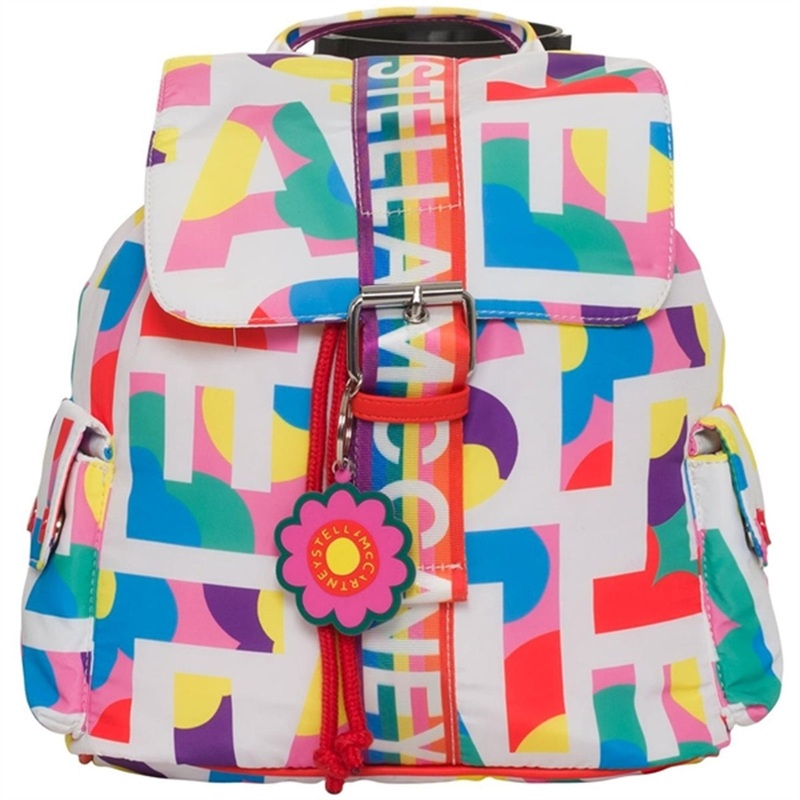 Stella McCartney White\/Colourful Backpack
