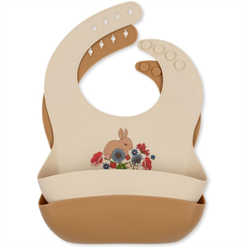 Konges Sljd Bunny Tokki 2-Pack Bib Silicone
