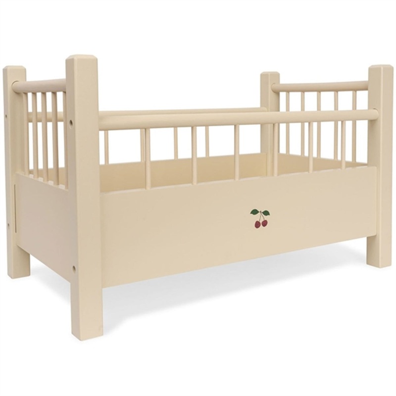 Konges Sljd Ecru Doll Bed Wood