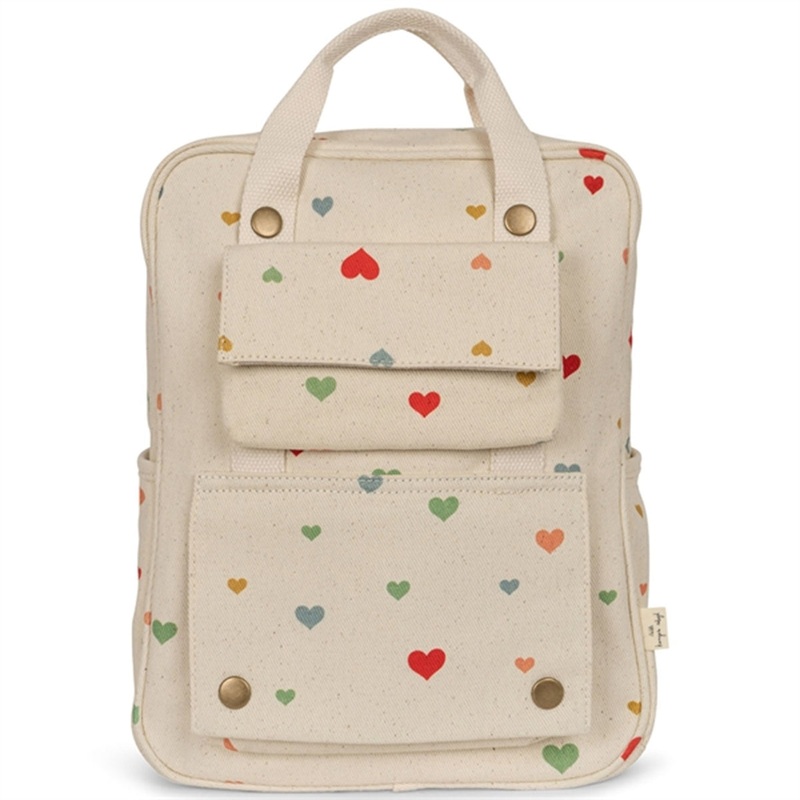 Konges Sljd Malie Backpack Multi Hearts