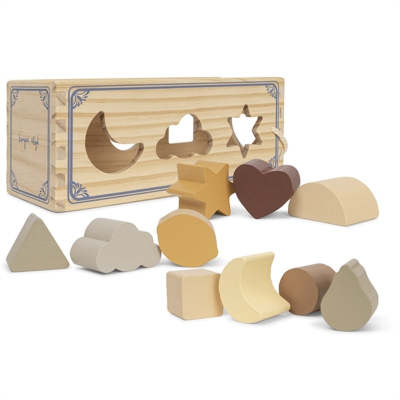 Konges Sljd Multi Shape Sorter Moon, Cloud and Star