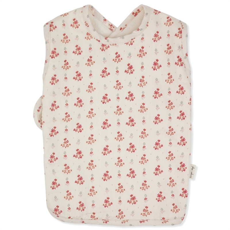 Konges Sljd Comea Big Bib Vintage Floral Red
