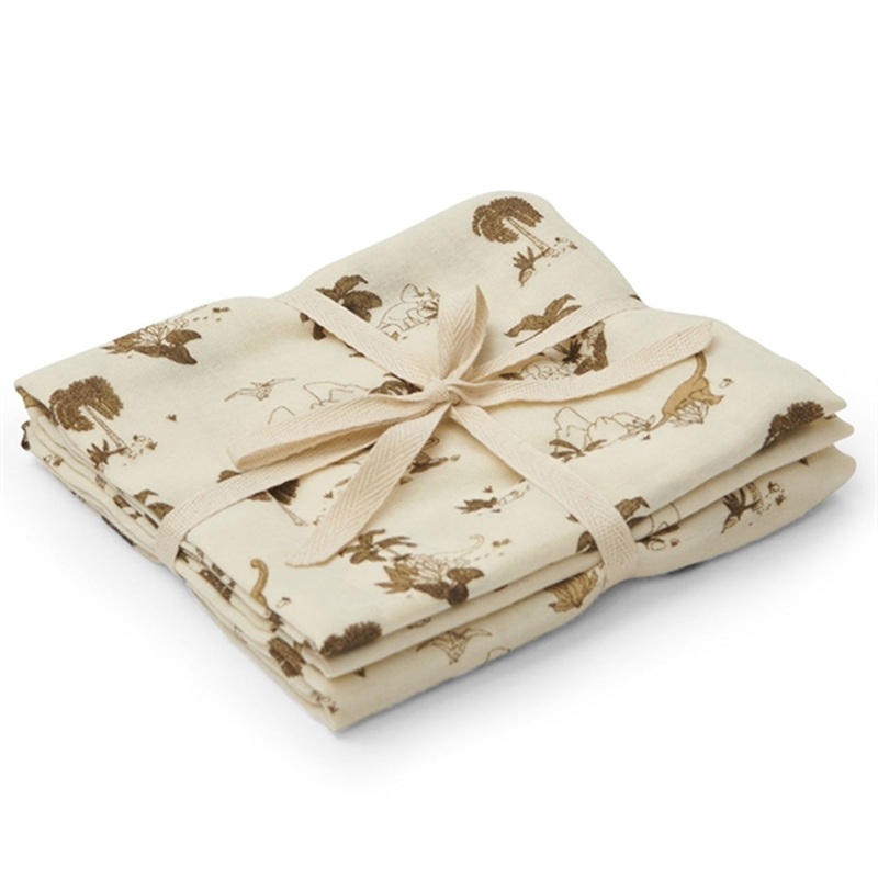 That’s Mine Muslin Cloths 2-pack Dino Jungle