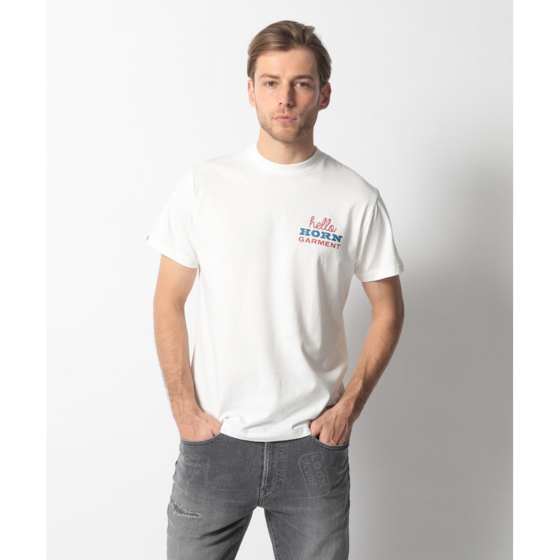Angry Sea Tee | MEN|WHITE|CHARCOAL|44(S)|46(M)|48(L)|50(XL)