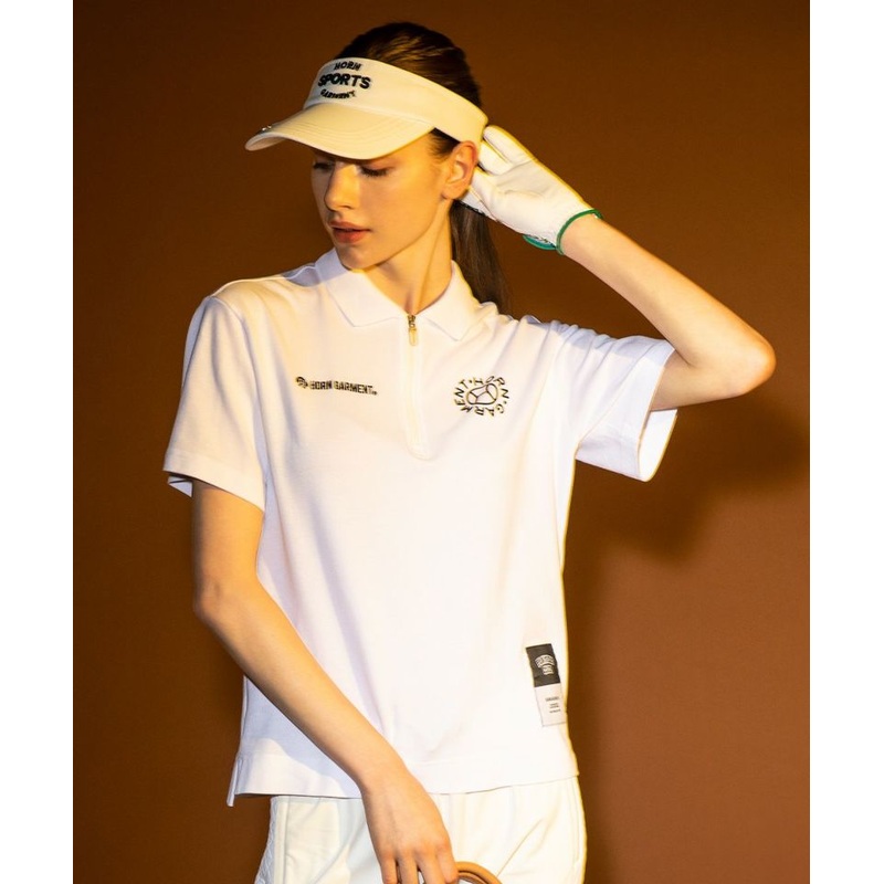 Becker Polo | WOMEN|WHITE|BLACK|GREEN|BURGUNDY|34(XS)|36(S)|38(M)|40(L)