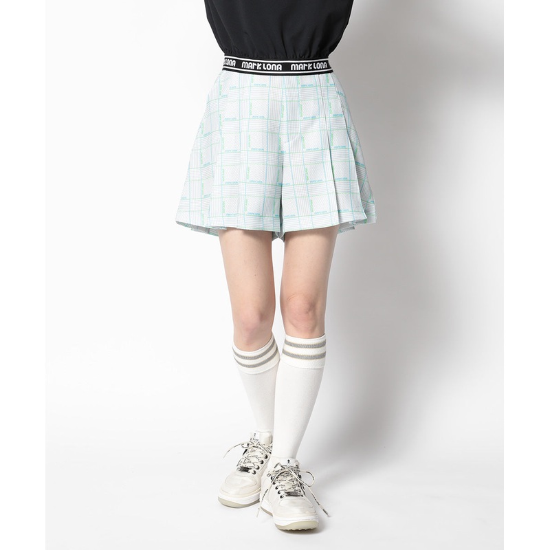 Demi Plaid Culotte | WOMEN|LT.GREY|CHARCOAL|36(S)|38(M)|40(L)
