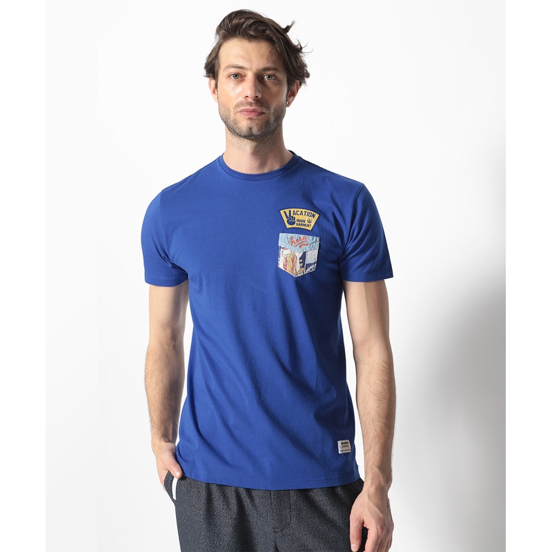 Goddy Pocket Tee | MEN|BLUE|YELLOW|CHARCOAL|WHITE|44(S)|46(M)|48(L)|50(XL)