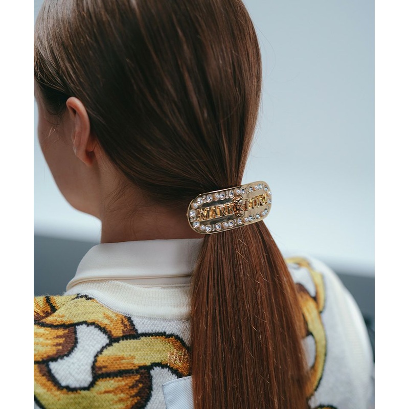 Splendido Oval Barrette|GOLD|FREE