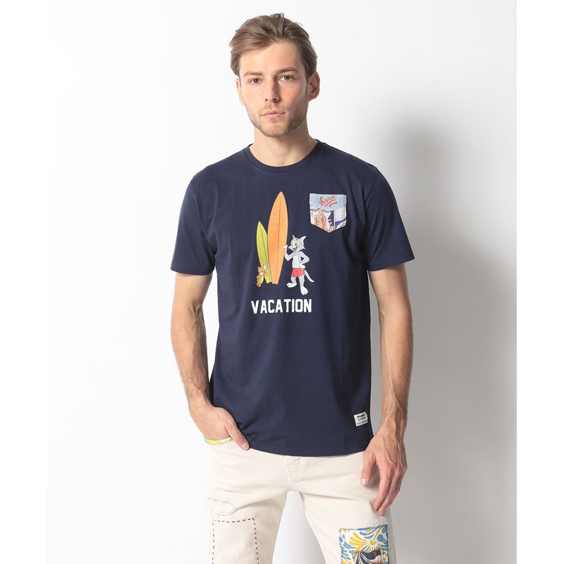 TJ Pocket Tee | MEN|NAVY|RED|GREY|WHITE|44(S)|46(M)|48(L)|50(XL)