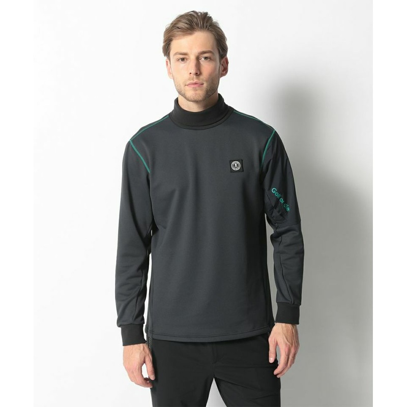 Arco Mock Neck Top | MEN|BLACK|WHITE|44(S)|46(M)|48(L)|50(XL)