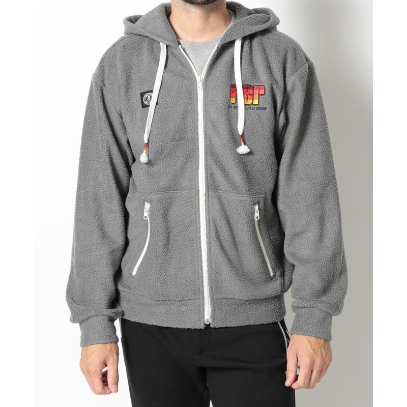 Horizon Fleece Hoodie | MEN|GREY|NAVY|OFF.WHITE|BEIGE|44(S)|46(M)|48(L)|50(XL)
