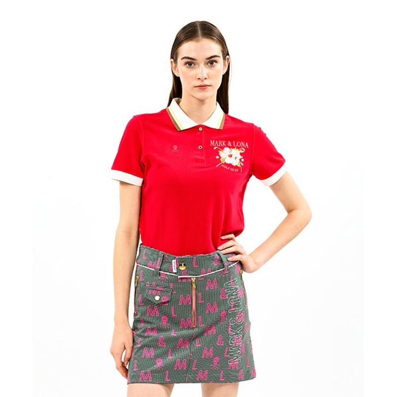 Jota Terry Polo | WOMEN|RED|LT.GREY|BLACK|36(S)|38(M)|40(L)
