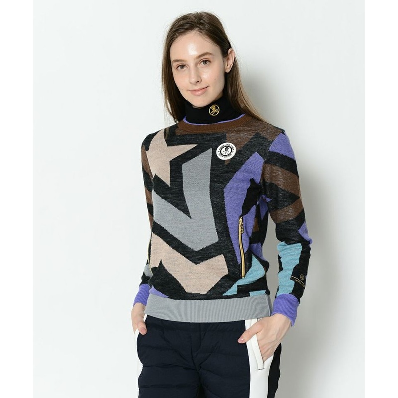 Juggle Wind proof Crew Sweater | WOMEN