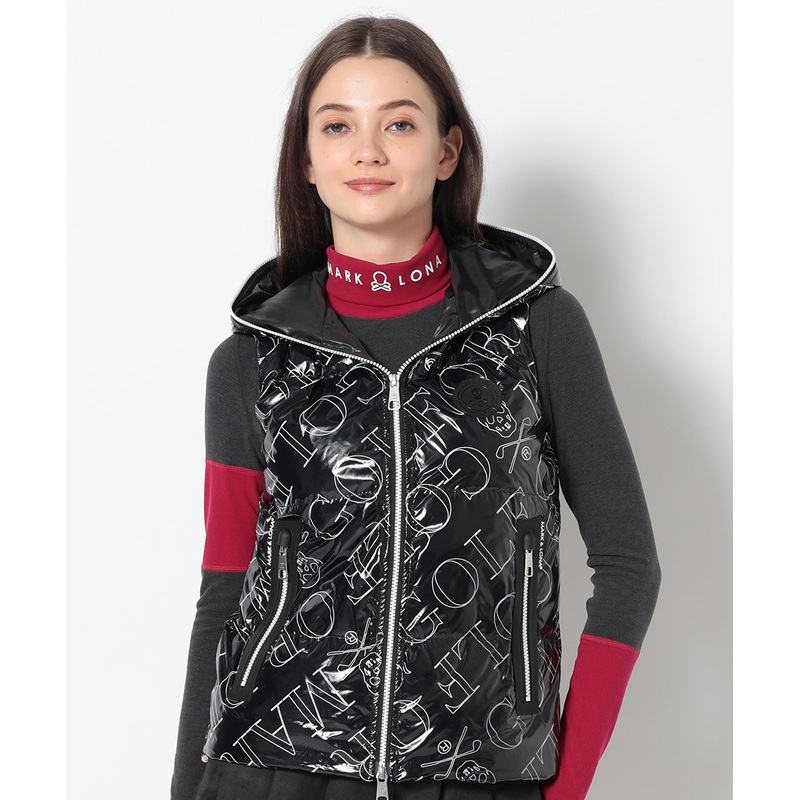 Lexington Down Vest | WOMEN|BLACK|WHITE|36(S)|38(M)|40(L)