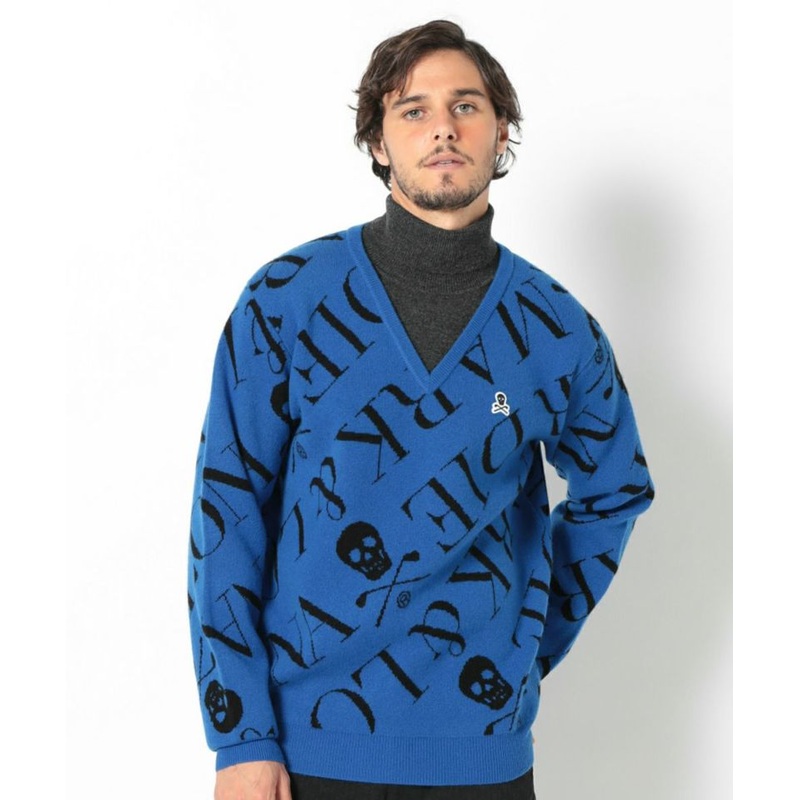 Lexington Layerd Knit | MEN|WHITE|BLUE|BLACK|44(S)|46(M)|48(L)|50(XL)