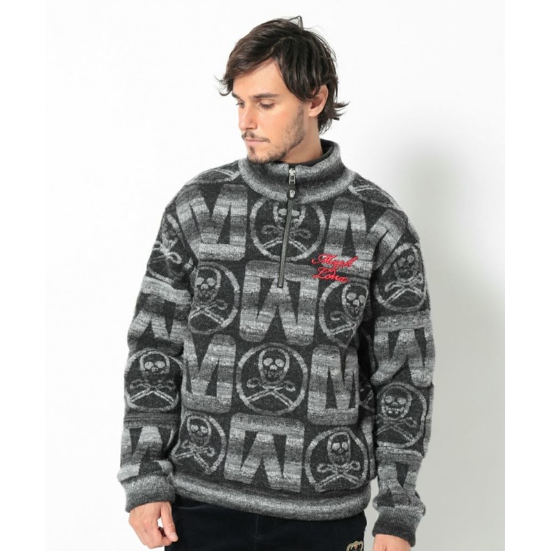 Metro 1/2 ZIp Knit Jumper | MEN