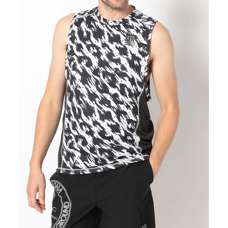 Act Panther Tank Top | MEN|WHITExBLACK|BLACK|LT.GREY|CHARCOALxBLACK|44(S)|46(M)|48(L)|50(XL)