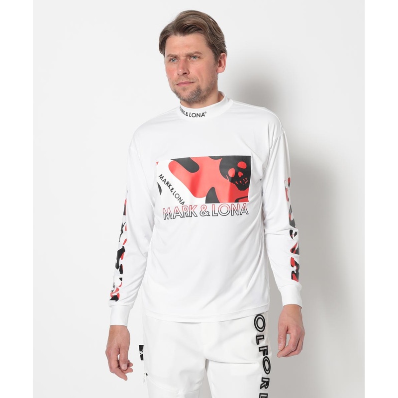 Cray Mock Neck Shirts | MEN|WHITE|BLACK|NAVY|44(S)|46(M)|48(L)|50(XL)|52(XXL)