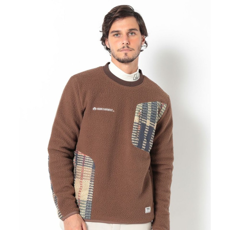 Hardy FleeceTop | MEN|BROWN|BLACK|46(M)|48(L)|50(XL)