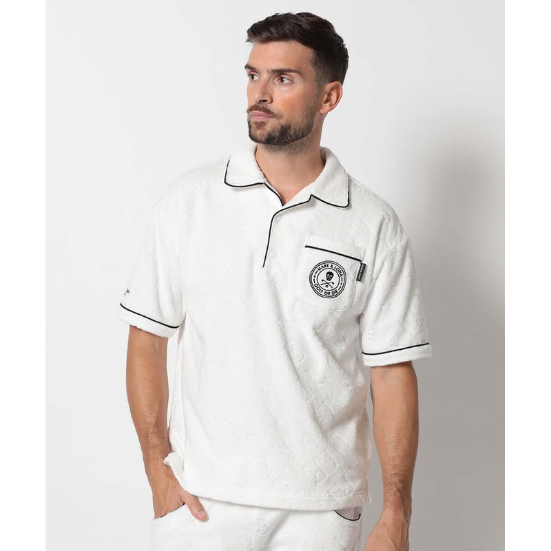 Lex Pile Polo | MEN|WHITE|BLACK|44(S)|46(M)|48(L)|50(XL)
