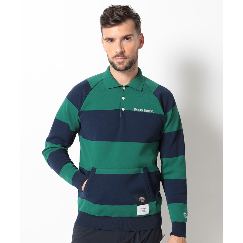 Port Border Knit Polo | MEN|RED|GREEN|WHITE|46(M)|48(L)|50(XL)