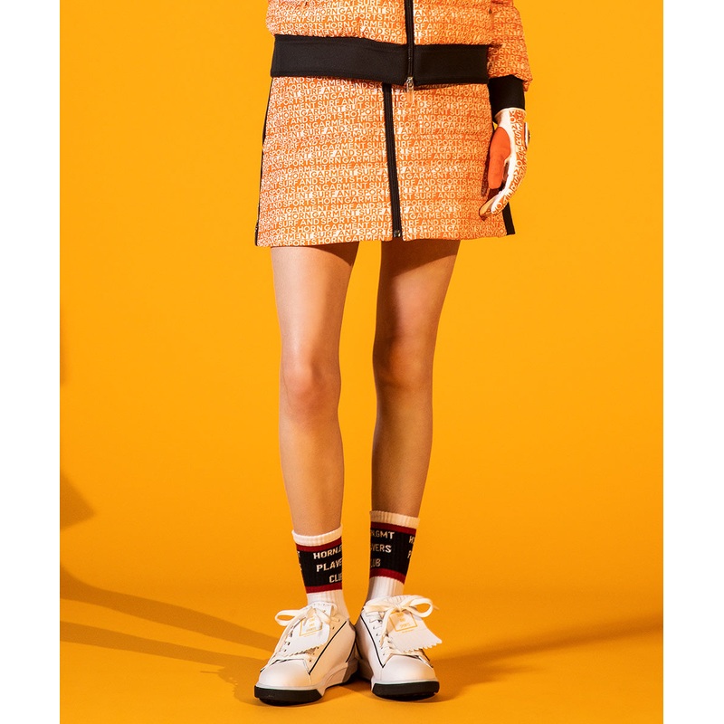 Vista Pudding Skirt | WOMEN|GREEN|ORANGE|NAVY|36(S)|38(M)|40(L)