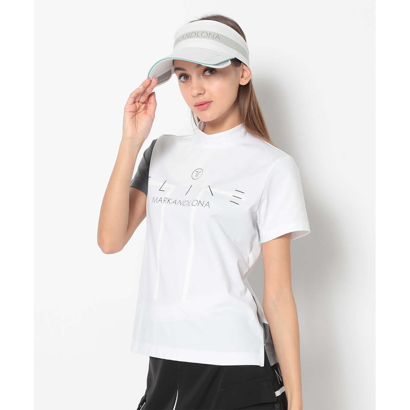 AYM Mock Tee | WOMEN|WHITE|BLACK|34(XS)|36(S)|38(M)