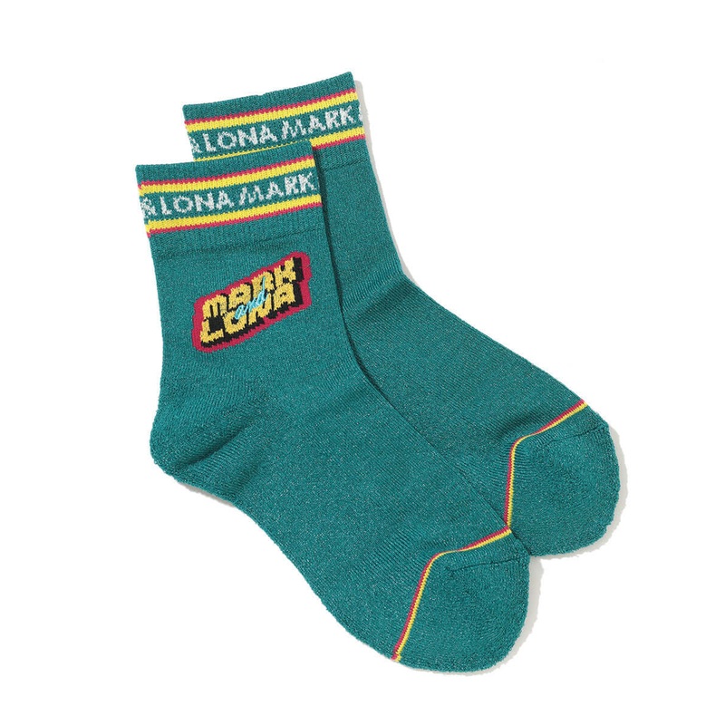 Cindy Crew Socks | WOMEN|NAVY|GREEN|BLACK|23-25cm