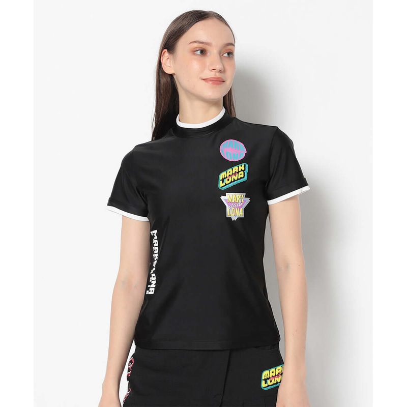 Cindy Performance Mock Neck Tee | WOMEN