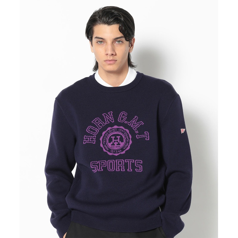 GMT League Sweater | MEN|NAVY|CHARCOAL|WHITE|46(M)|48(L)|50(XL)