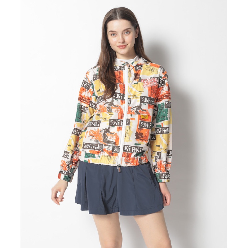 Jive Hooded Jacket | WOMEN|ORANGE|BLACK|36(S)|38(M)|40(L)