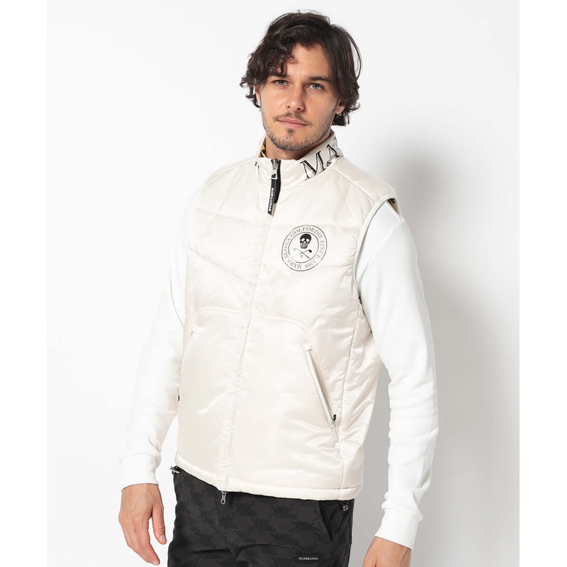 Leo Reversible Pudding Vest | MEN