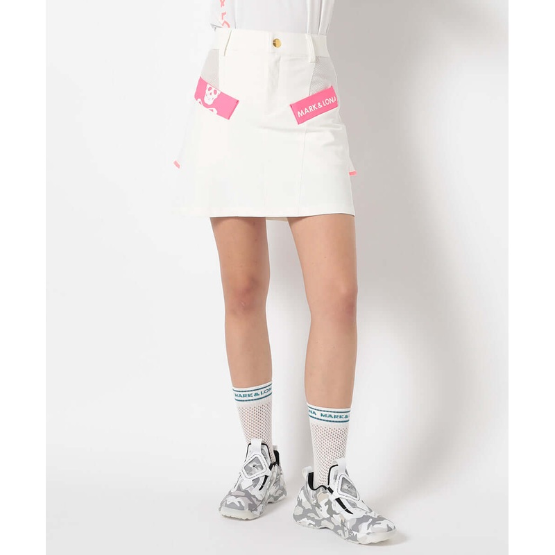 Pave Frilled Back Skirt | WOMEN