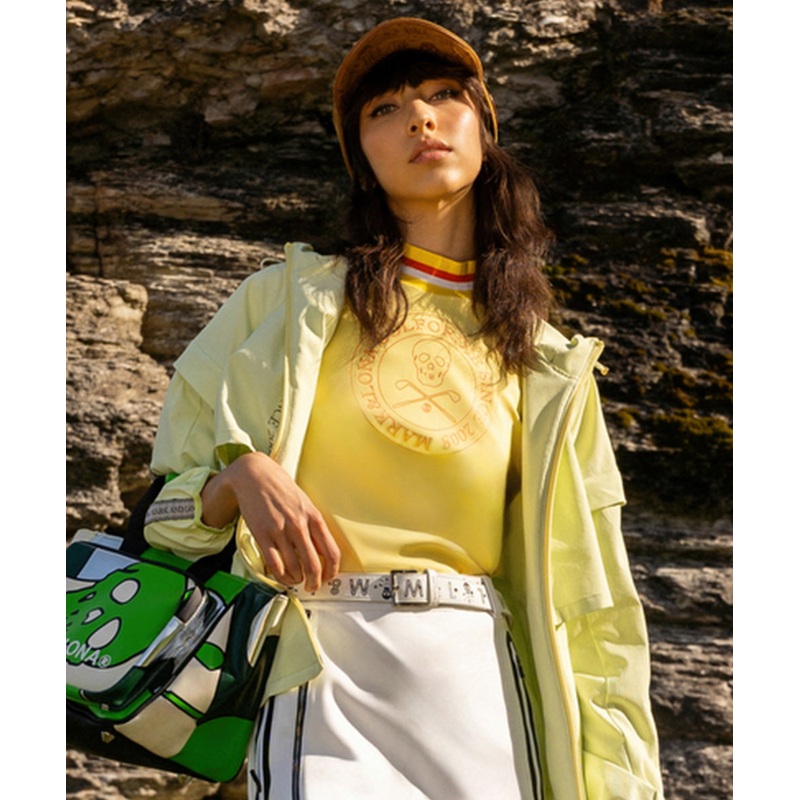 Polla Mock Tee | WOMEN|YELLOW|PINK|WHITE|BLACK|36(S)|38(M)|40(L)