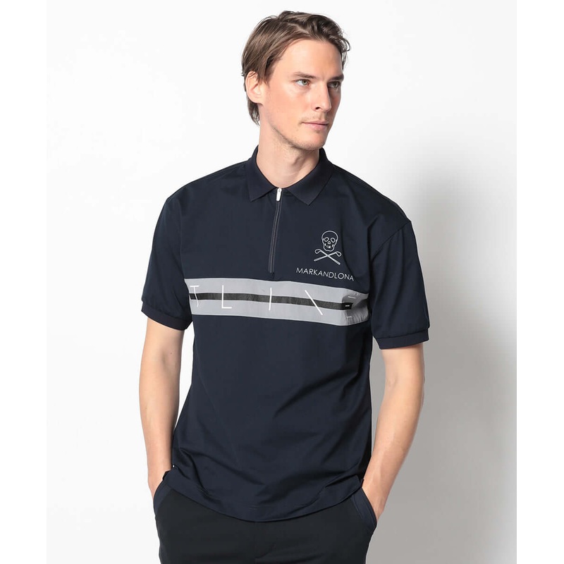 PZL Zip Polo | MEN|NAVY|WHITE|BLACK|42(XS)|44(S)|46(M)|48(L)|50(XL)