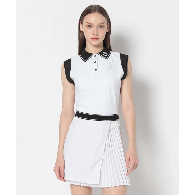 SCP Polo Dress | WOMEN|WHITE|BLACK|34(XS)|36(S)|38(M)