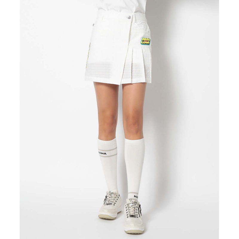 Slash Asym Pattern Skirt | WOMEN