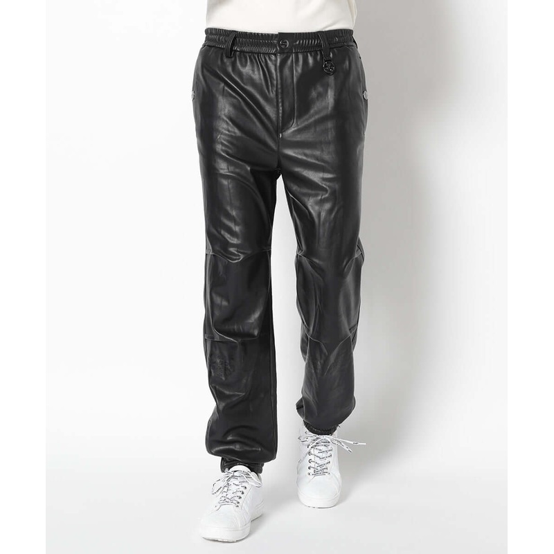 Alma Faux Leather Joggers | MEN
