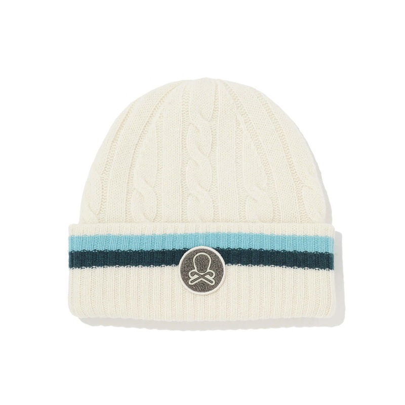 Ever Striped Cable Knit Beanie | MEN and WOMEN