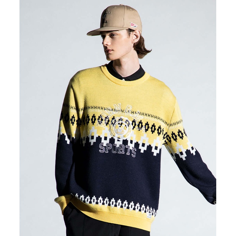 GMT Nordic Sweater | MEN|BLUE|CHARCOAL|YELLOW|46(M)|48(L)|50(XL)