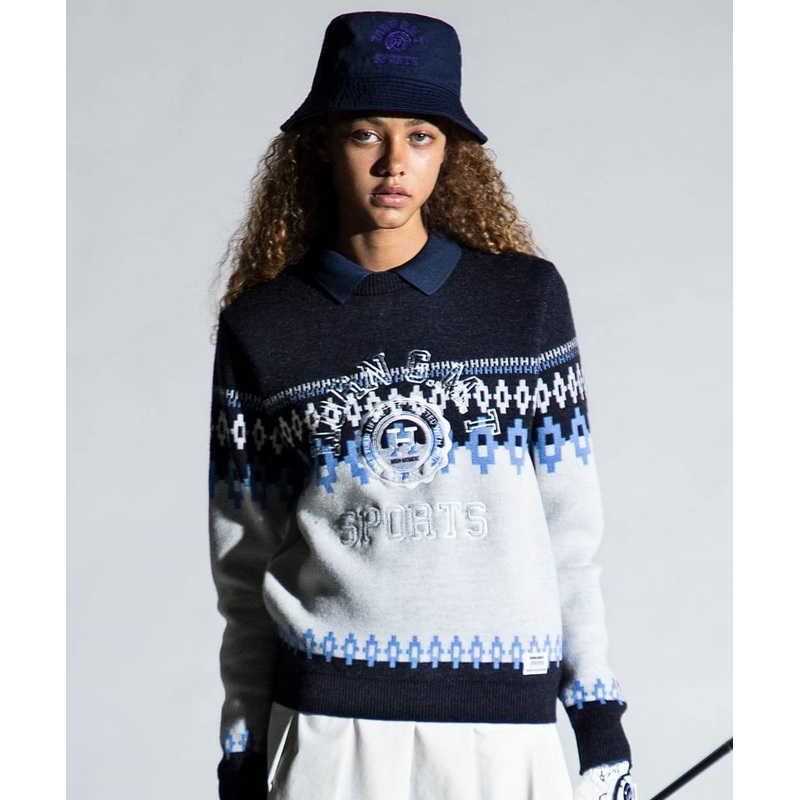 GMT Nordic Sweater | WOMEN|CHARCOAL|RED|YELLOW|36(S)|38(M)|40(L)