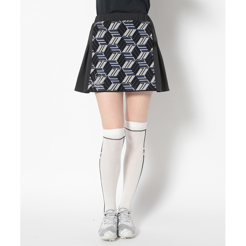 GeoLine Hybrid Skirt | WOMEN|BLACK|WHITE|GREEN|34(XS)|36(S)|38(M)