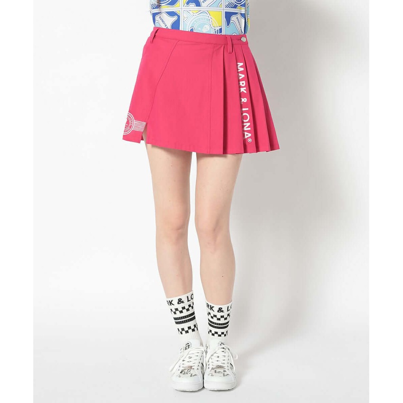 Lotta Asym Pleated Mini Skirt | WOMEN
