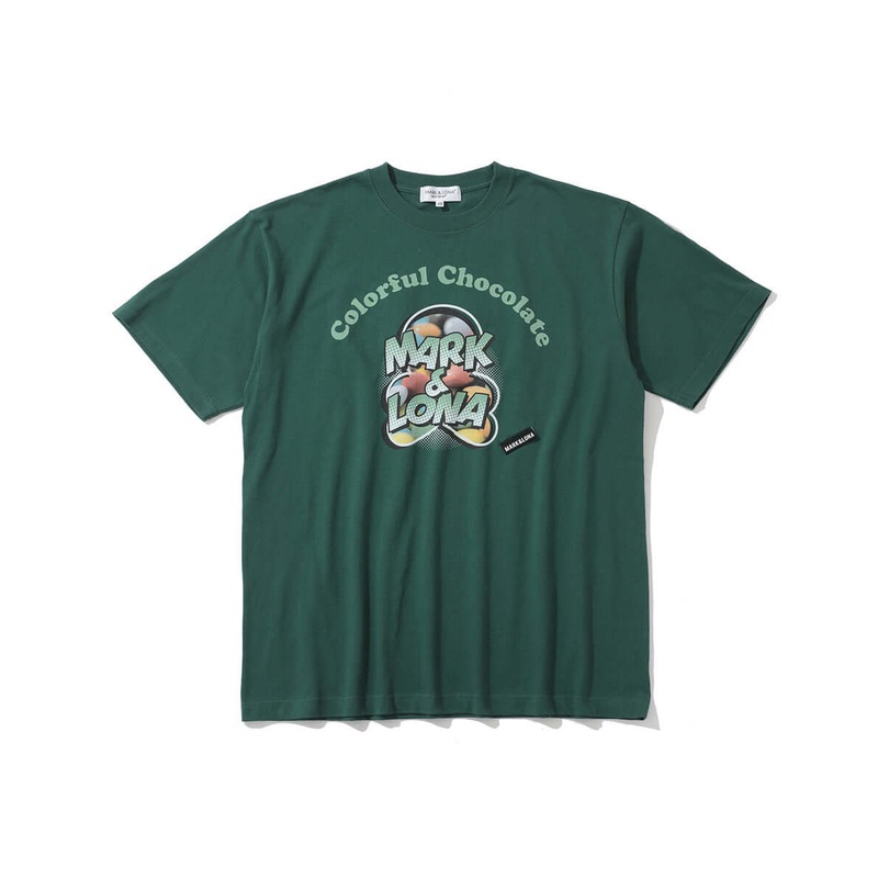 M&L Pop Tone Tee|GREEN|OFF.WHITE|BLACK|42(UNISEX)|44(S)|46(M)|48(L)|50(XL)