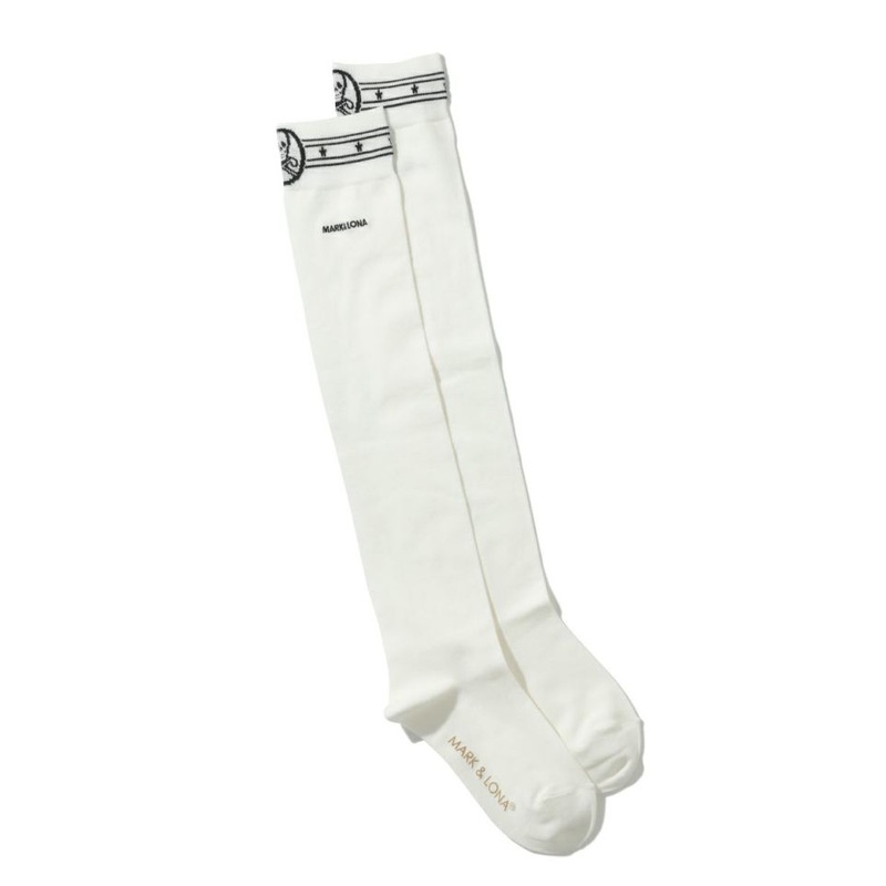 Sally High Socks | WOMEN|WHITE|CHARCOAL|BLACK|23-25cm