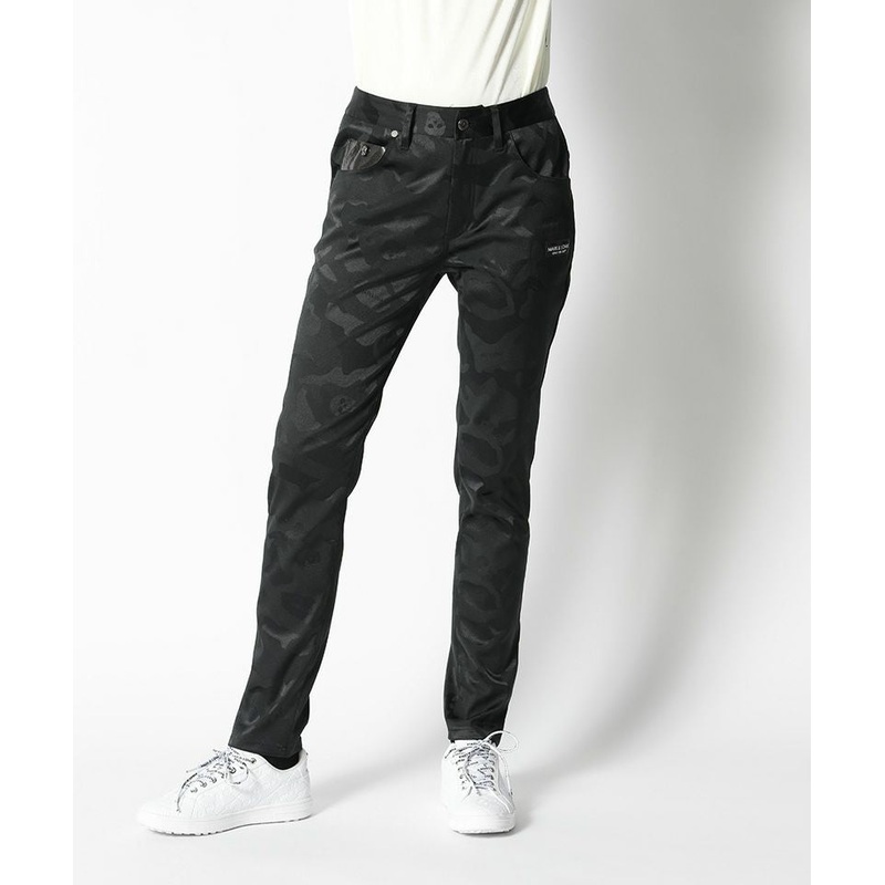 Gauge Jacquard Camo Pants | WOMEN