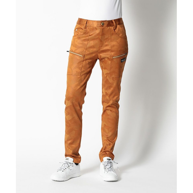 Gauge Skiny Pants | WOMEN|ORANGE|KHAKI|NAVY|36(S)|38(M)|40(L)