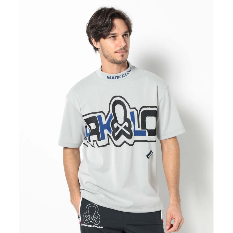 Geo Motion Mock Neck Top | MEN
